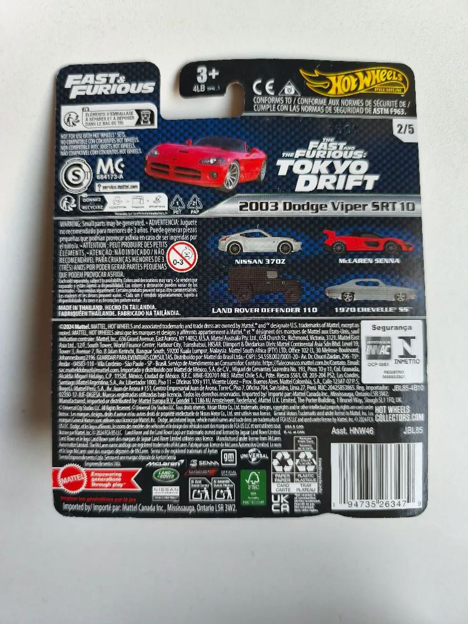 Hot Wheels Premium 2003 Dodge Viper SRT 10 - Foto 2