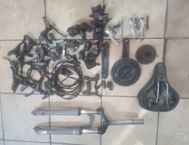 Peças de bicicleta desapego 