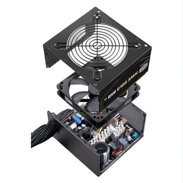 Fonte cooler Master MWE Gold 850W 80 plus ouro, PFC ATIVO - Foto 6