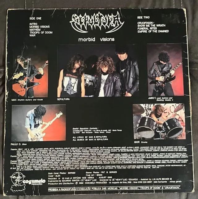 SEPULTURA - MORBID VISIONS - LP - Foto 2