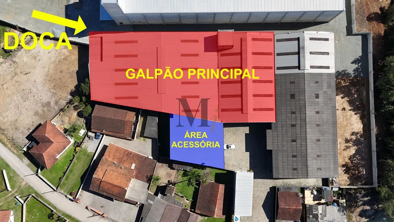 Galpão com doca e estrutura de apoio com 2.325m2 de área total - Foto 4