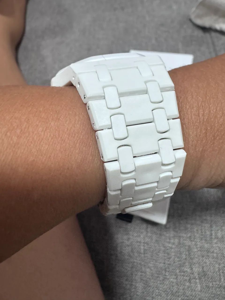 relógio ap x swatch royal pop branco - Foto 5