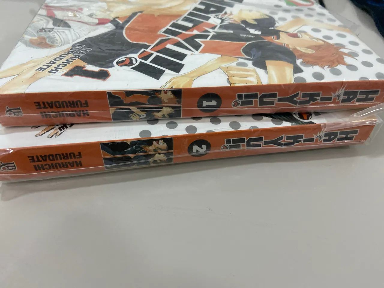 Mangá Haikyu vol 1 e 2 com saquinhos  - Foto 3
