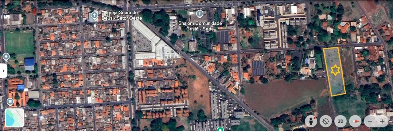 ÁREA URBANA 8.300 m² Chácaras Tubalina Quartel Uberlândia-MG - Foto 2