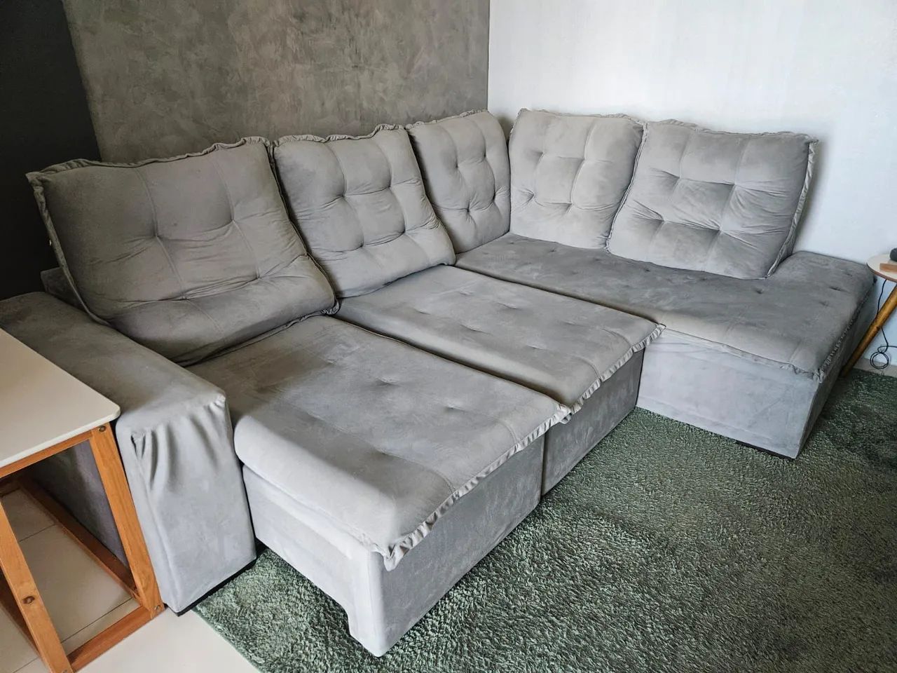 Sofá em L 2,70x2,10 (Retrátil)