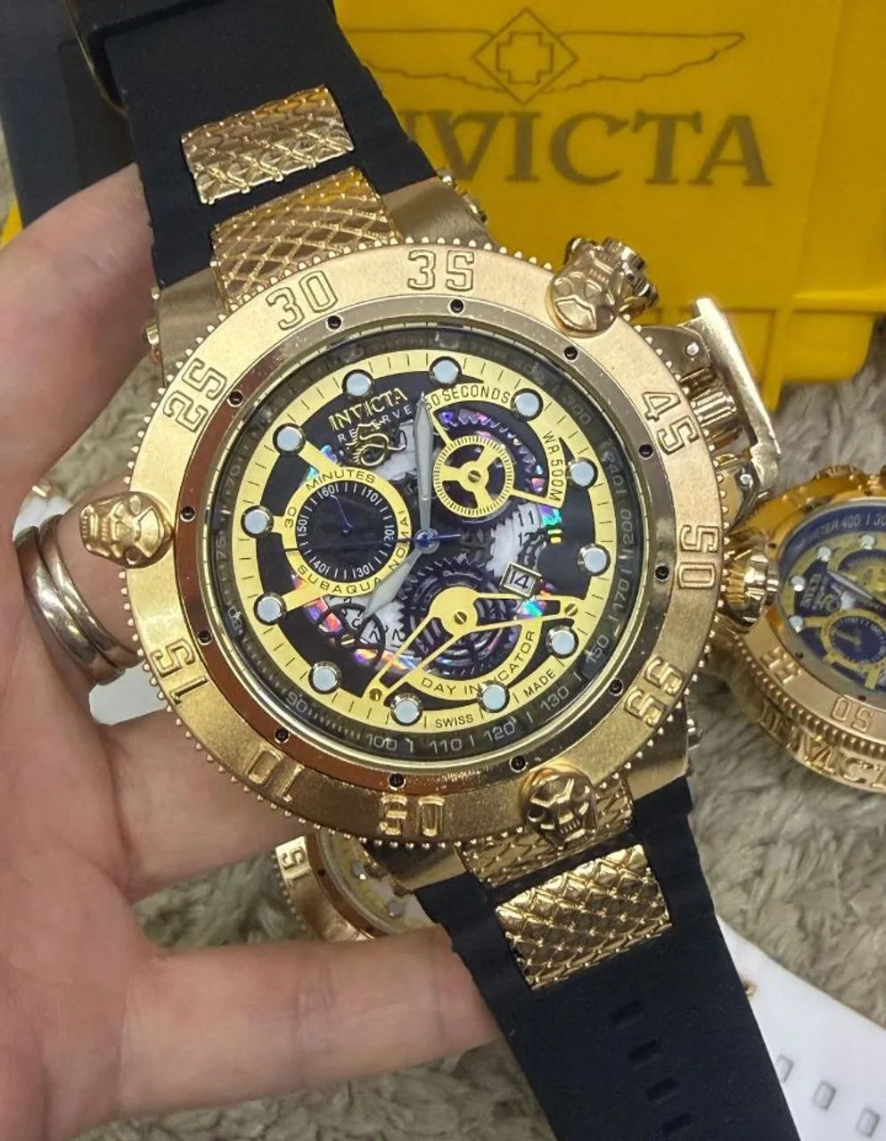 Relógio Invicta Subaqua Noma Reserve Masculino - Foto 6