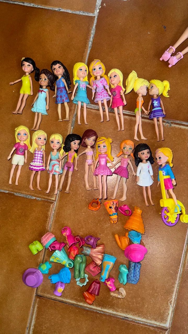 17 Bonecas Pollys 