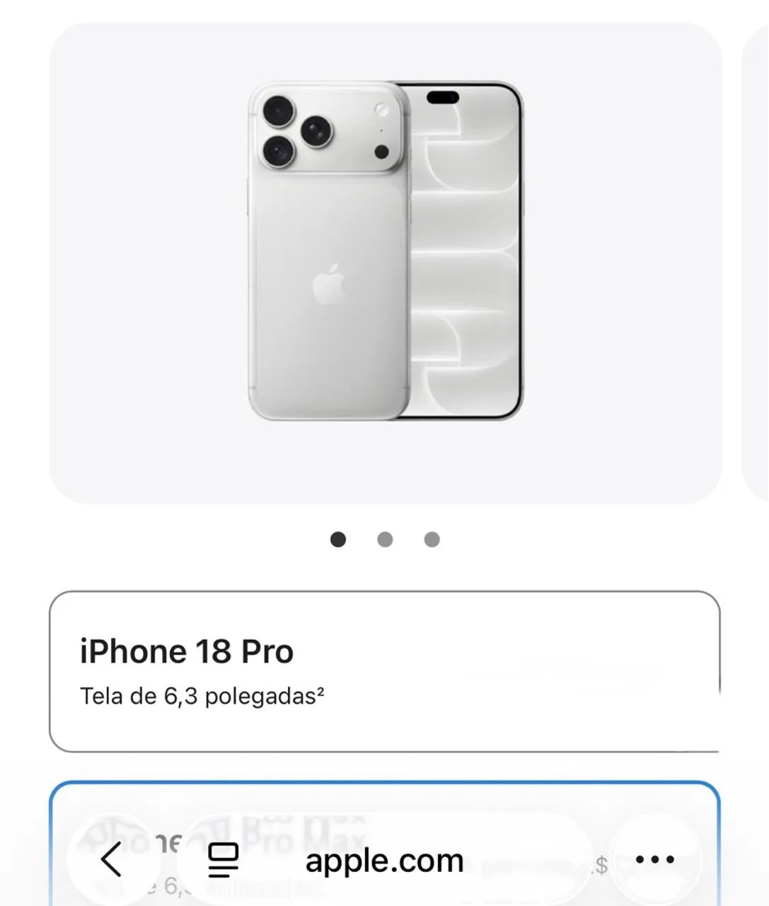 iPhone 18 PRO Silver Novo - Foto 2