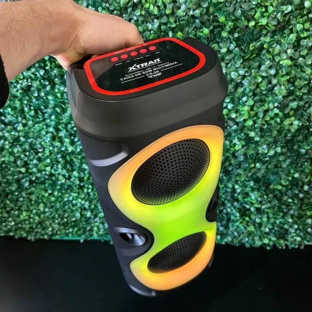 Caixa de Som Bluetooth Portátil 50W com RGB - Foto 4