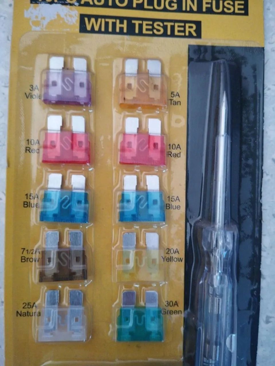 kit de fusíveis automotivos camco tools - Foto 3