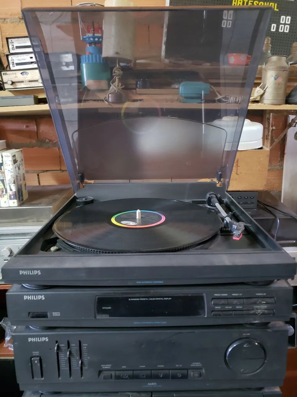 Aparelho de Som Philips Toca Discos Funcionando  - Foto 2