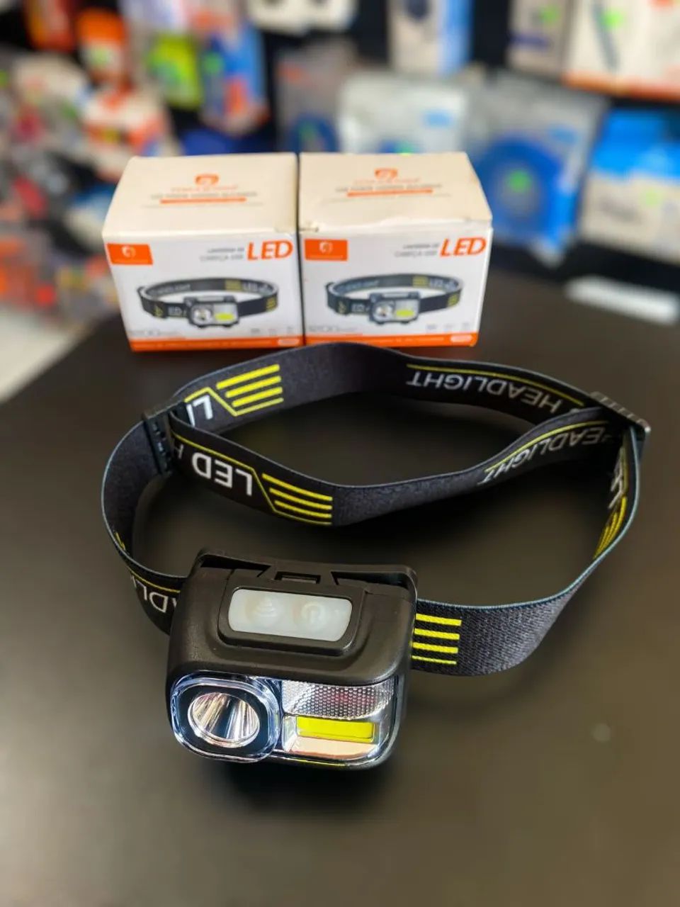 LANTERNA DE CABEÇA USB LED HMASTON HW08 - Foto 2