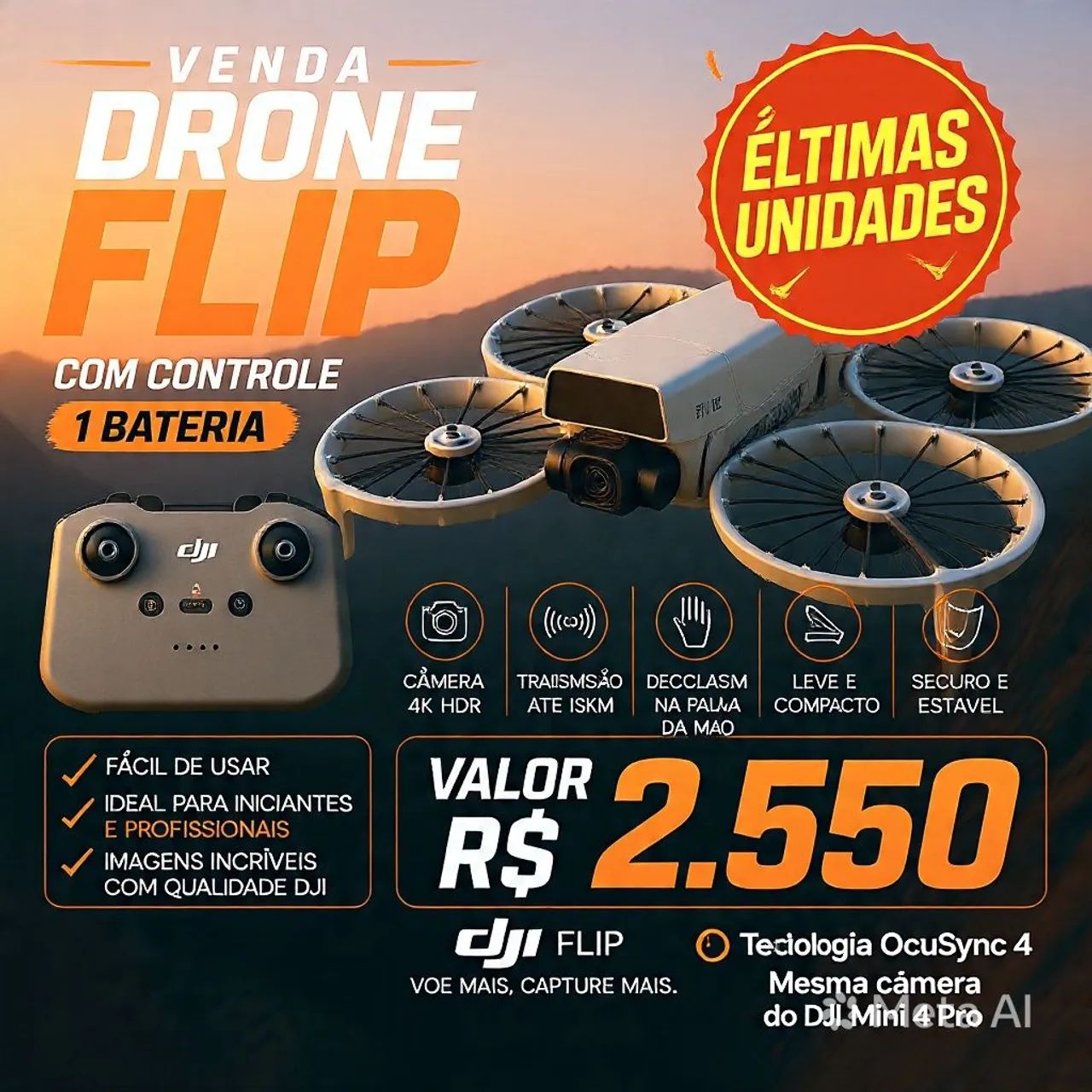 Drone dji flip