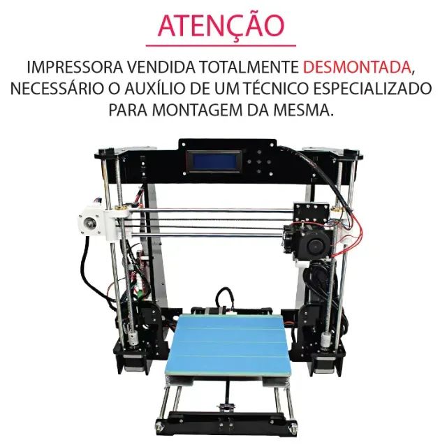 Impressora 3d Bivolt Velocidade de impressão 120 mm/s - E035181 - Foto 3