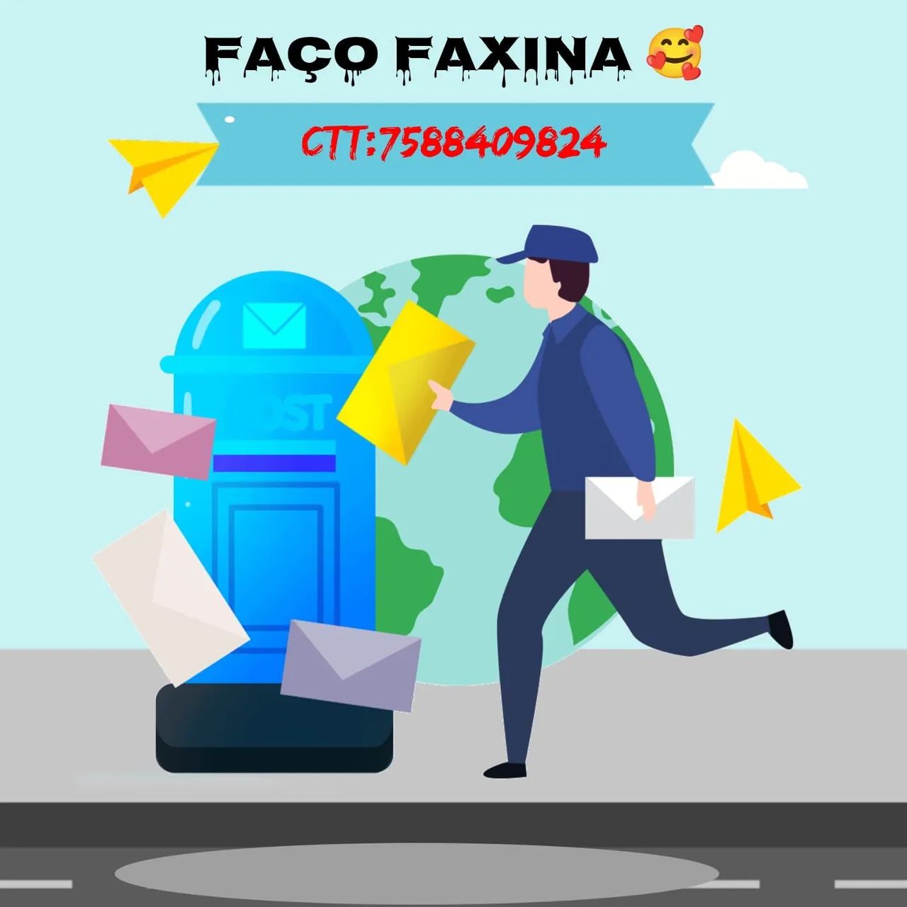Faço faxina 