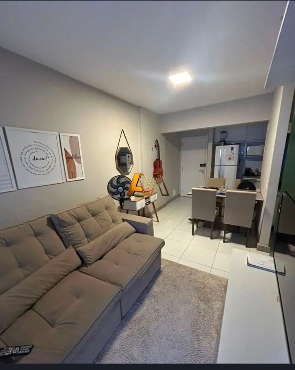 QUARTO E SALA COM VARANDA EM ALPHAVILLE - Foto 2