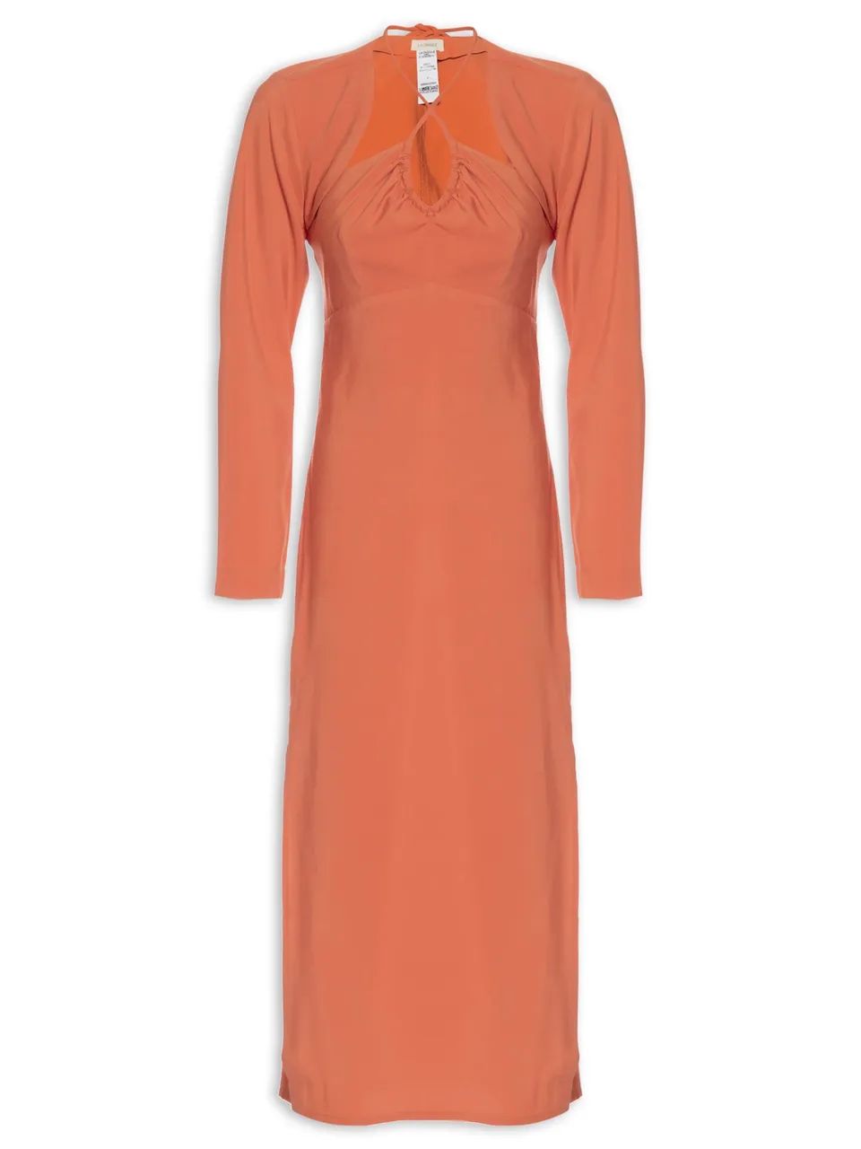 Vestido Casaquinho Sofie Laranja La Chocolê