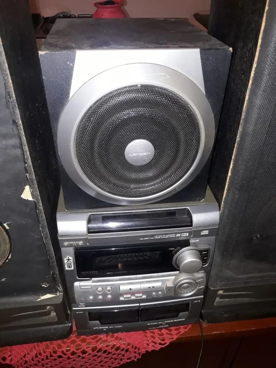 Vendo som antigo waiva 2caixas e uma de grave - Foto 2
