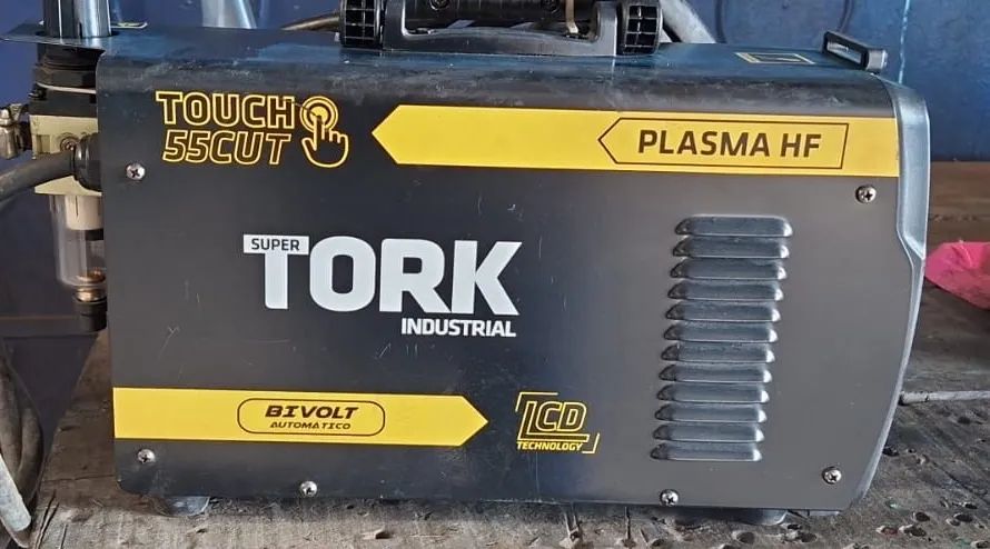 Máquina de corte plasma Super Tork Industrial Touch 55 Cut Plasma HF