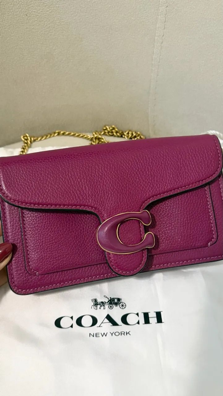Bolsa coach tabby chain original  - Foto 4