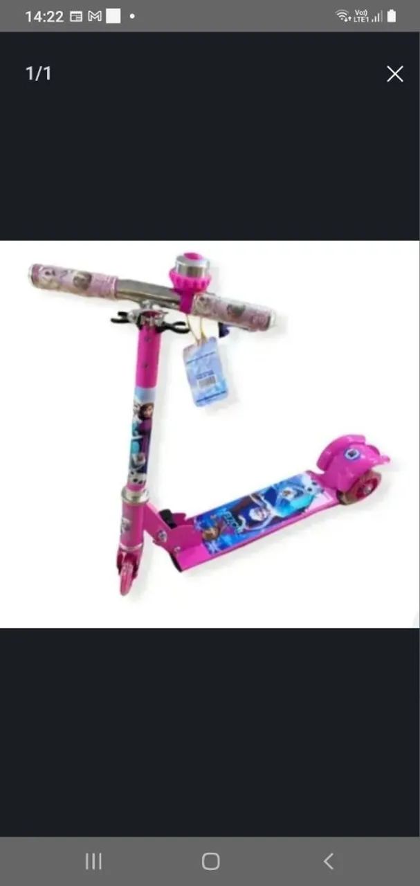 Patinete semi novo