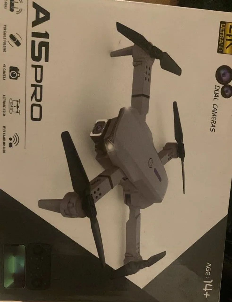 Drone A15PRÓ+ 2RADIOS profissionais 