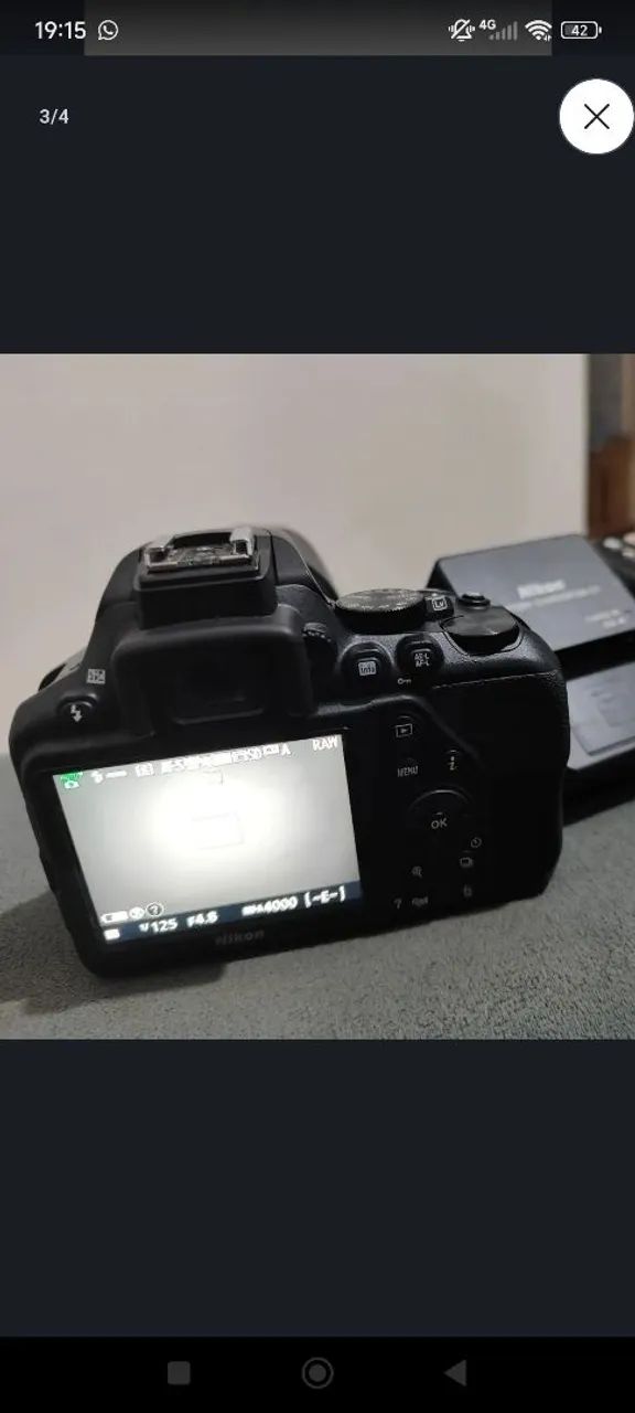 Câmera Nikon D3500. - Foto 3