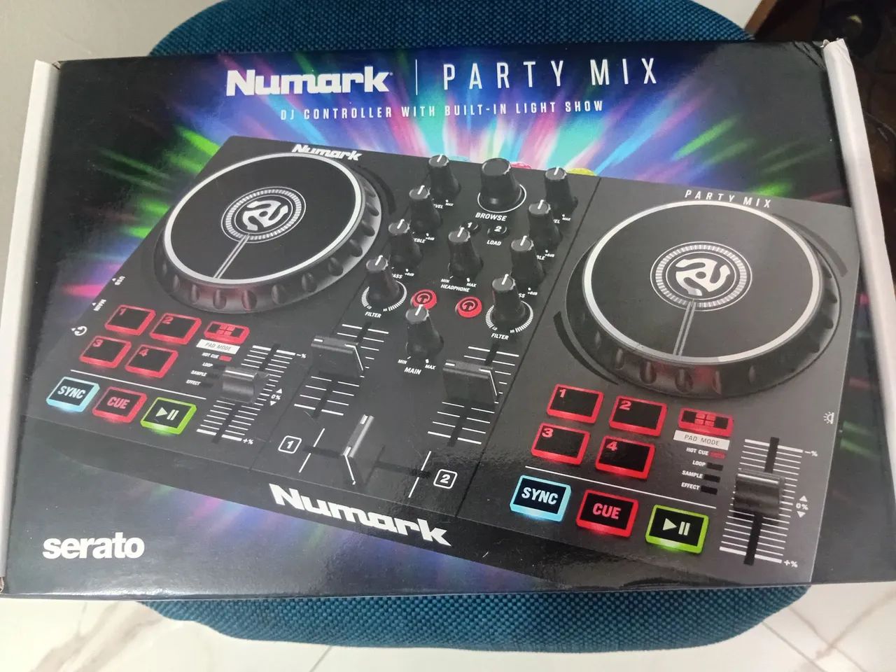 Controladora numark parte mix nova na caixa  - Foto 2