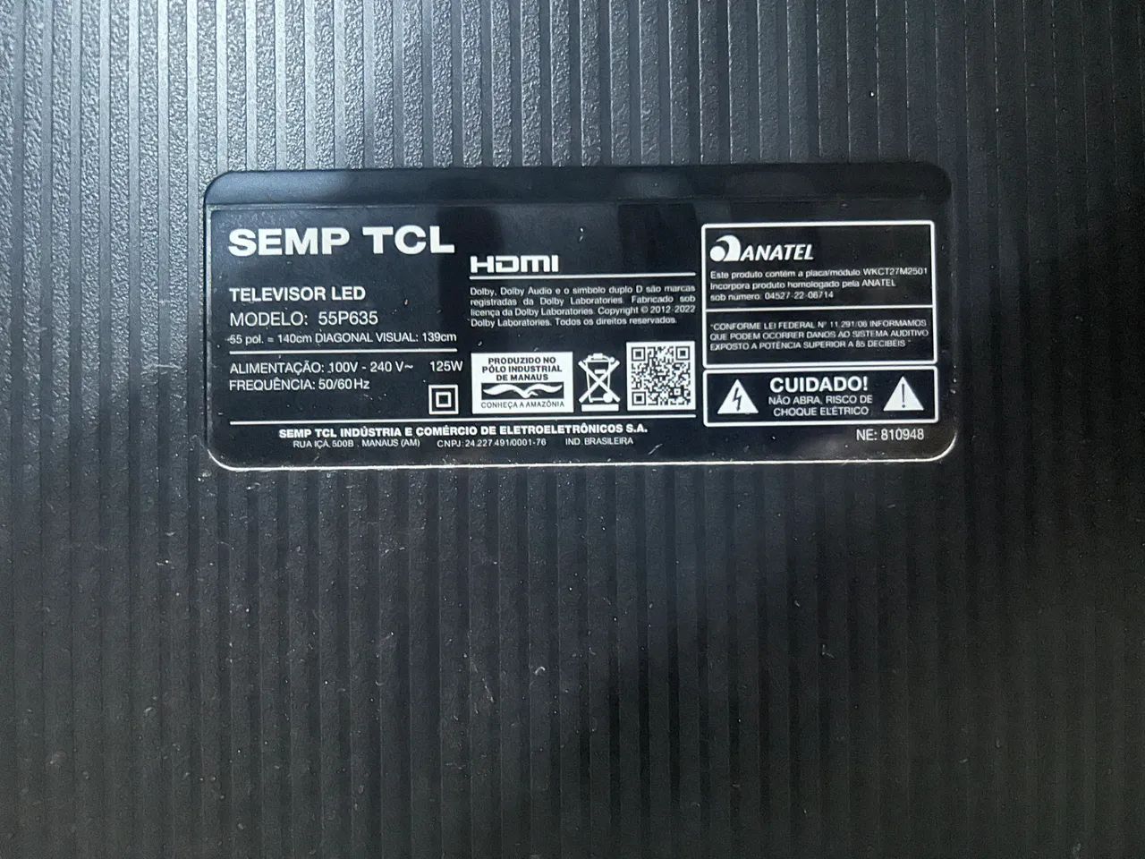 Vendo smart tv TCL 55 polegadas  - Foto 2