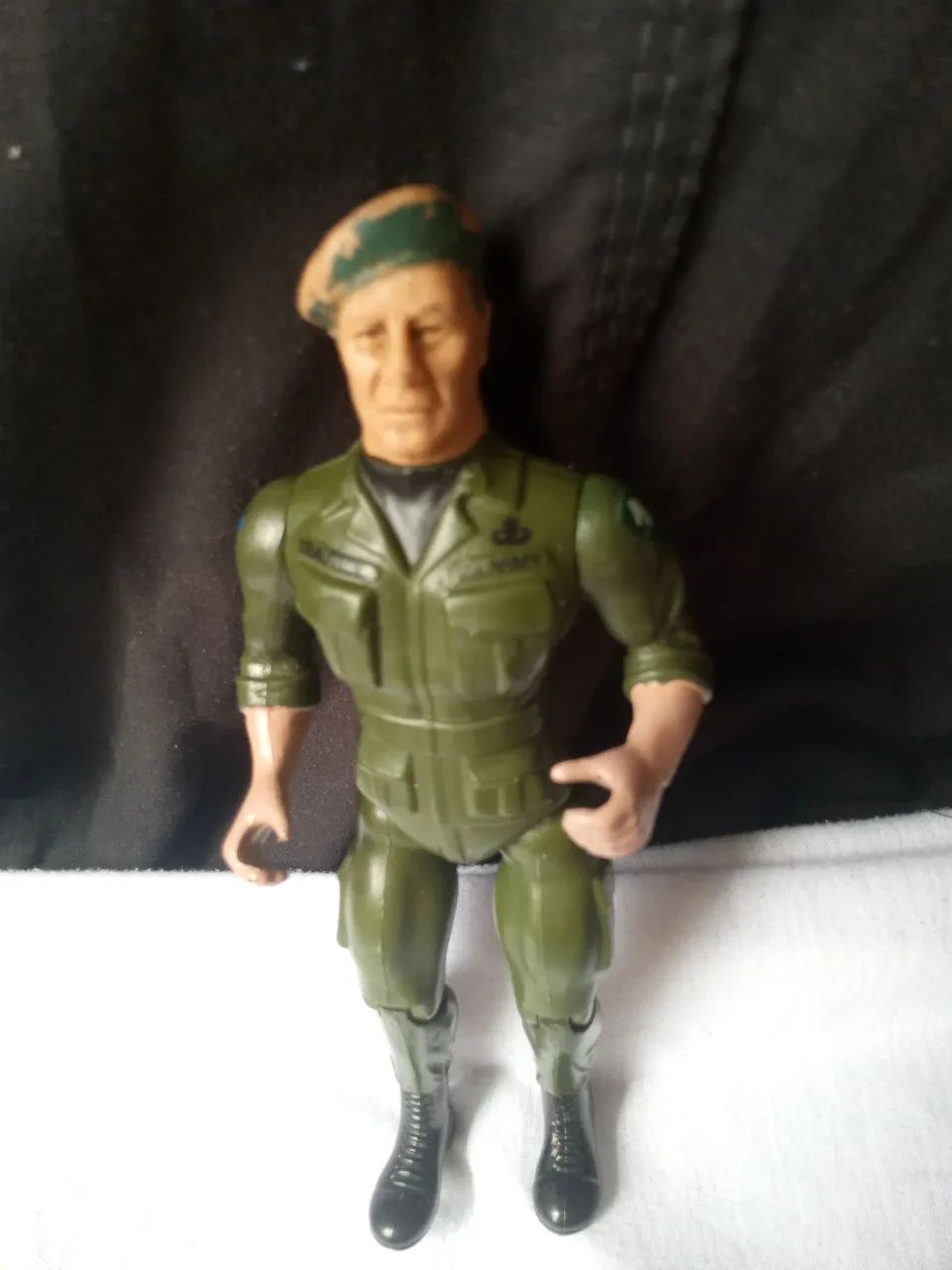 BONECO CORONEL TRAUTMAN DO RAMBO ANOS 80 / 90