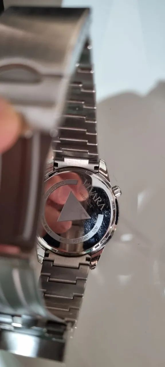 Relogio e Pulseira de Couro Vivara - Foto 5