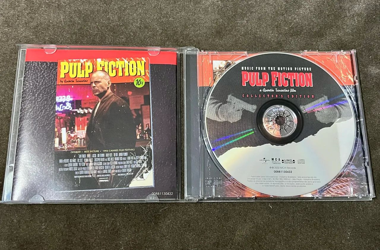 CD da trilha sonora do filme Pulp Fiction  - Foto 2