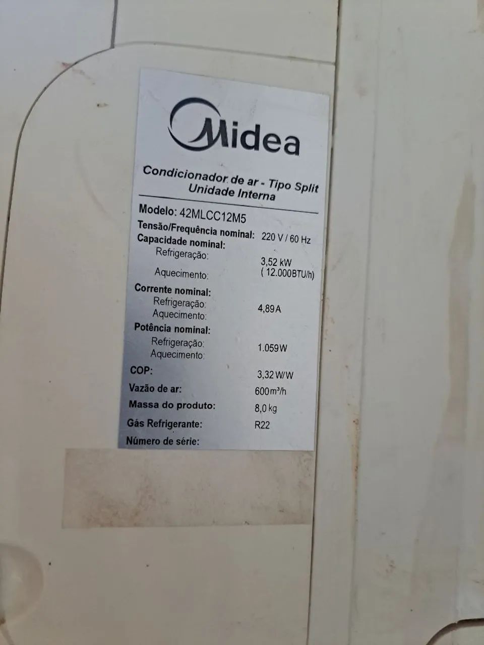 Ar condicionado Midea com defeito - Foto 2