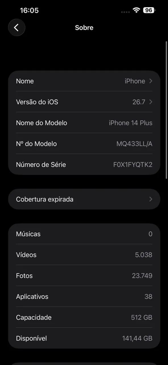 iPhone 14 Plus 512GB | Azul | Impecável! - Foto 5