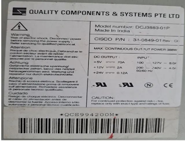 Fonte de alimentação CISCO WS-C5008B - Foto 4