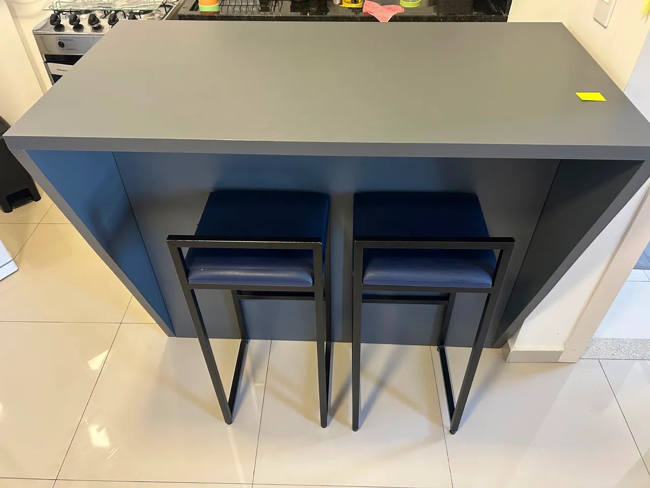 Bancada com armário para cozinha 