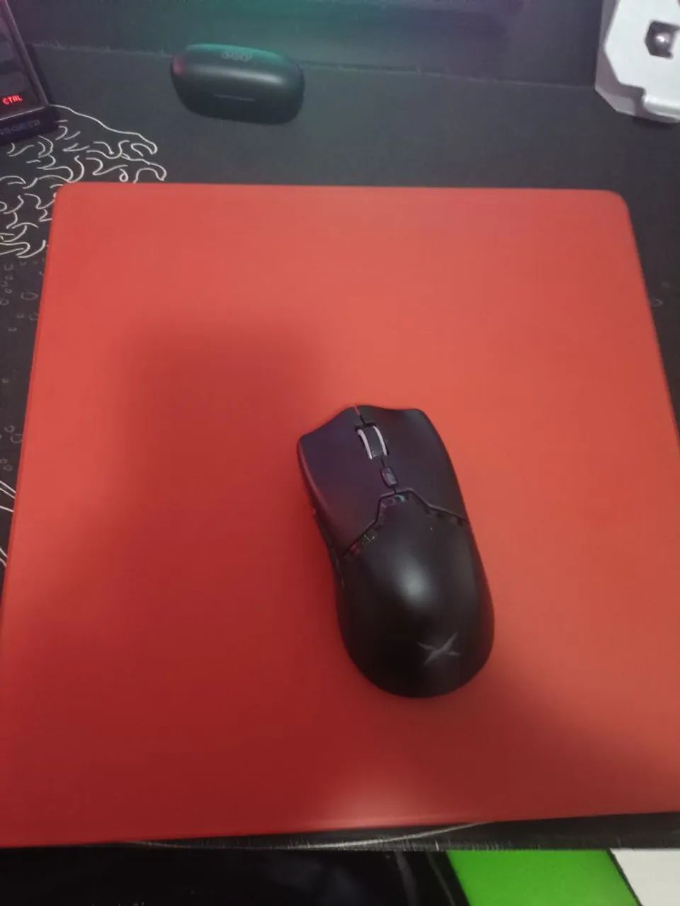 Mouse pad de vídro 30x 30 pad pause speed  - Foto 2