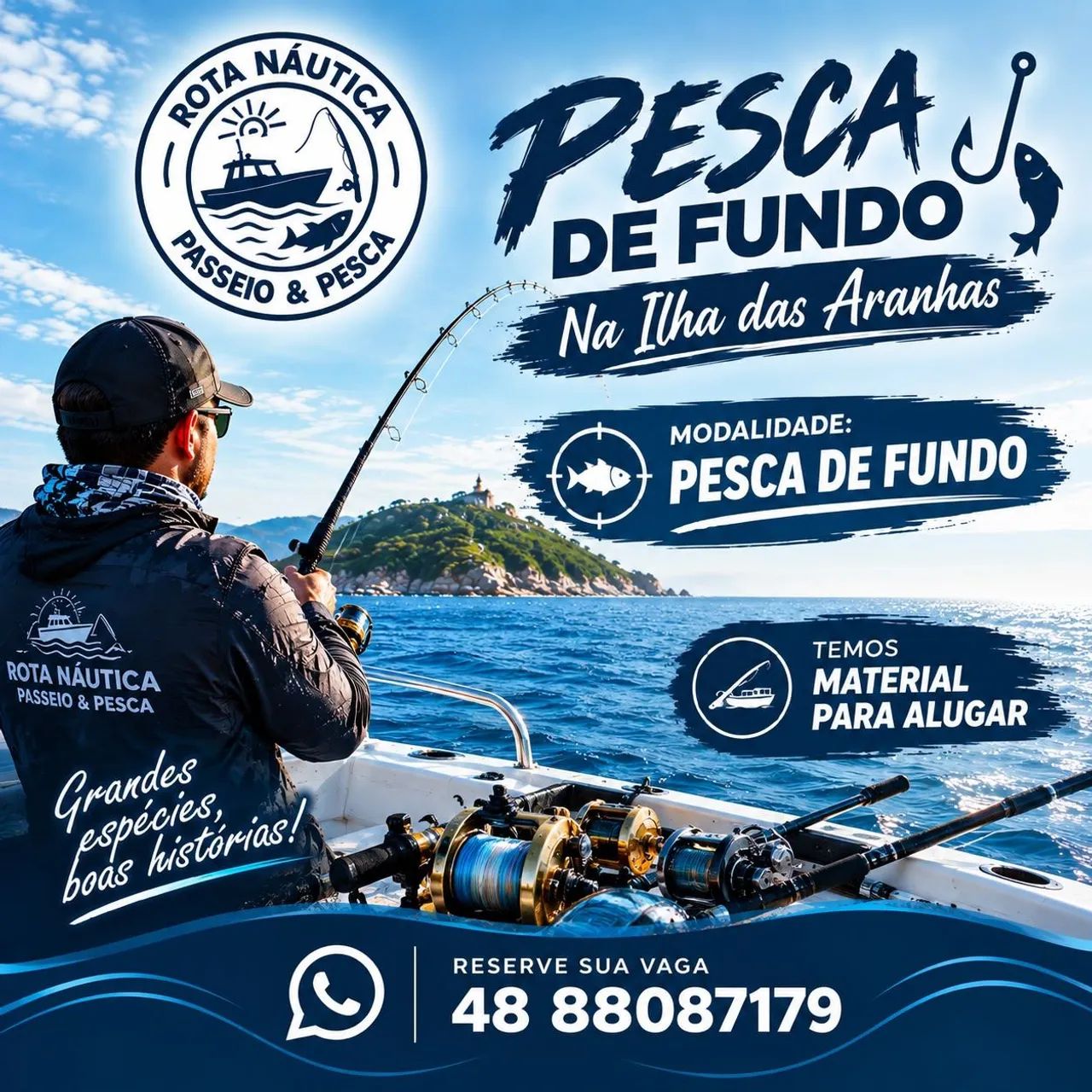 Pesca no mar Florianópolis 