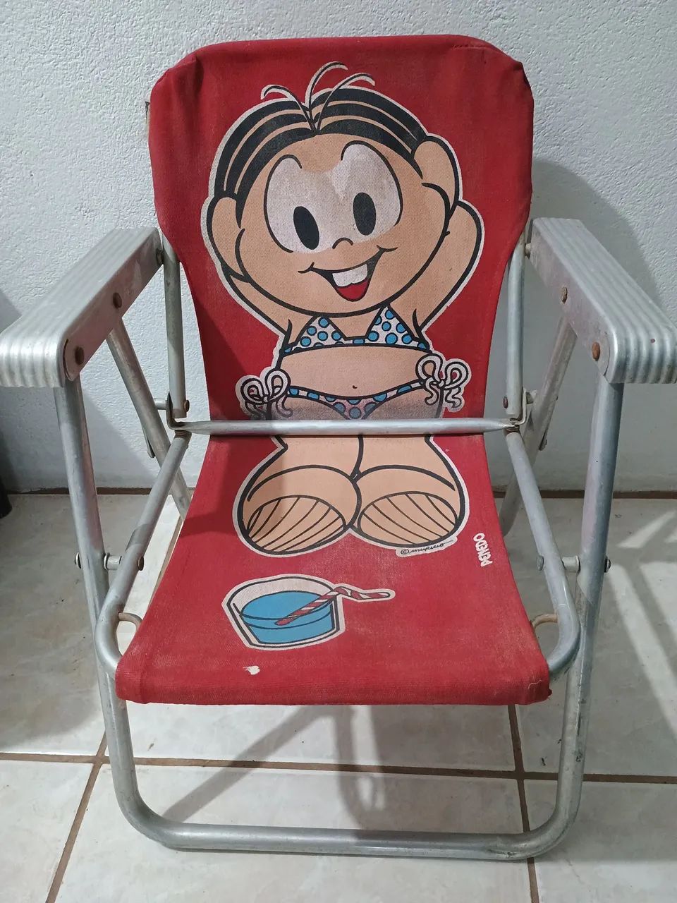 Antiga Cadeira Infantil de Alumínio - Penedo  - Foto 5