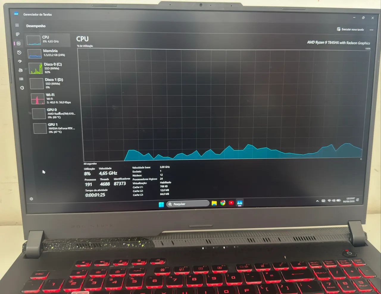 Notebook asus rog strix G17 - Foto 4