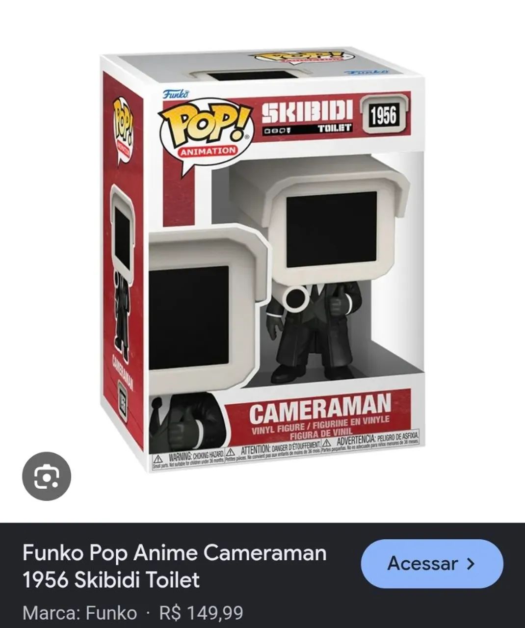Funko POP! Cameraman, Skibidi Toilet - Foto 3