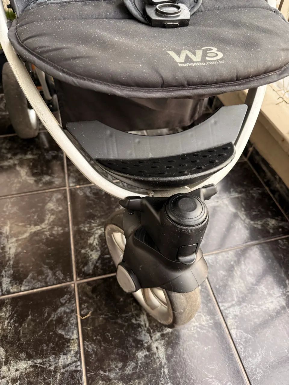 Carrinho de bebê Burigotto W3 usado - Foto 5