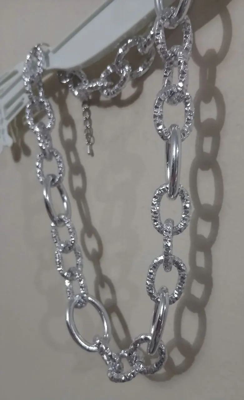 Colar de corrente brilhante- Estilo e Personalidade - Foto 3