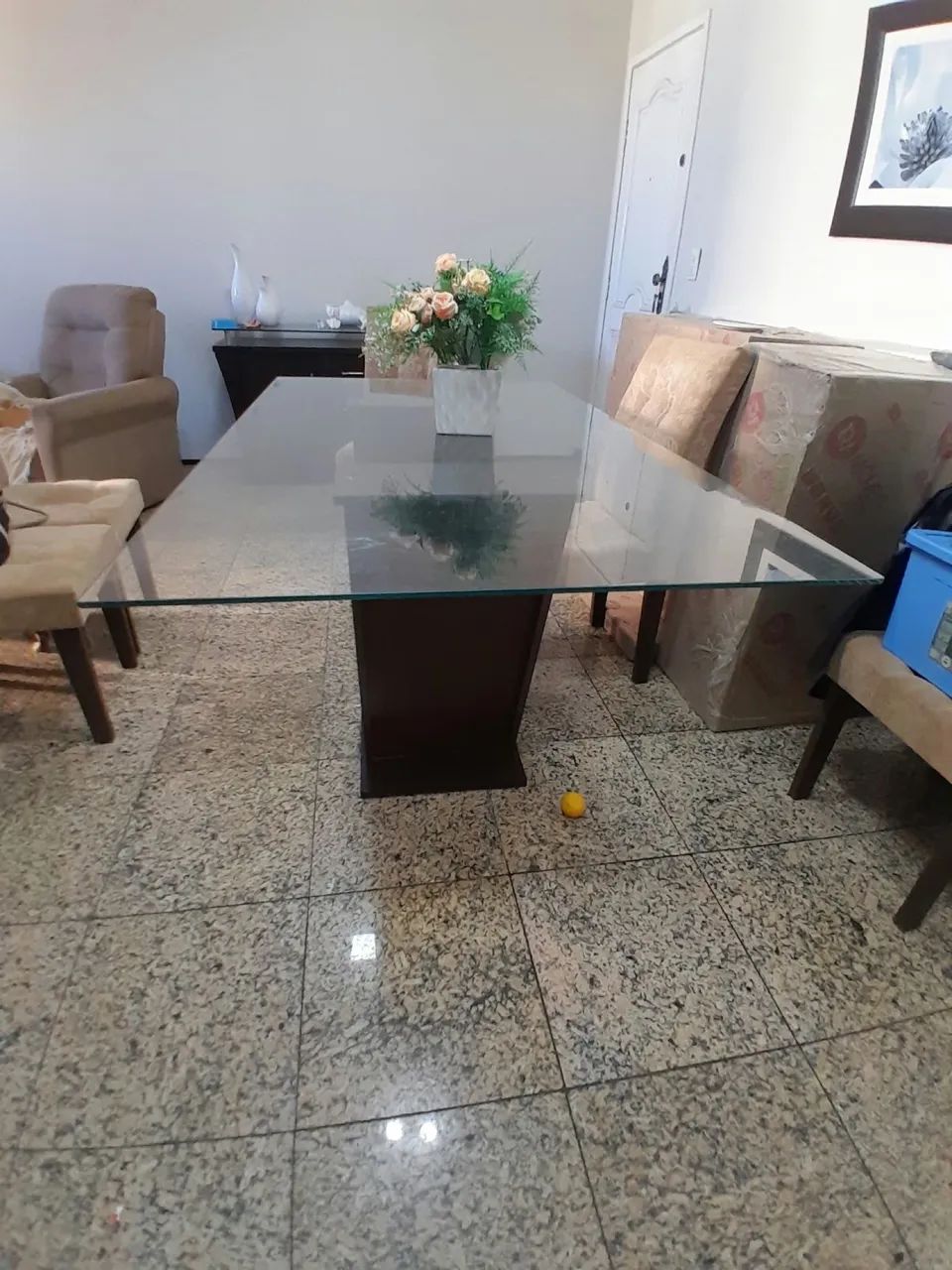 Mesa de jantar de vidro - Foto 2