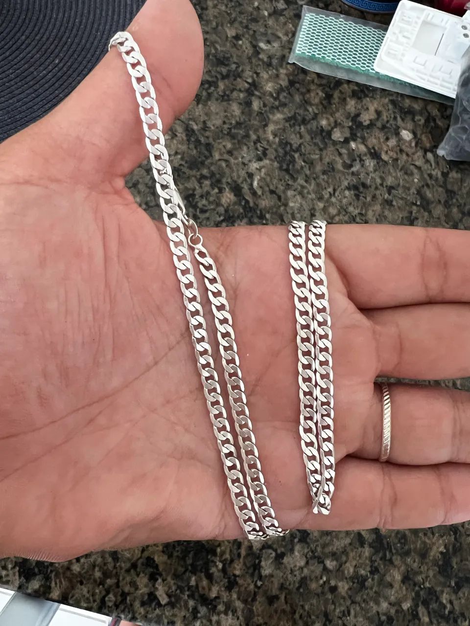 Corrente de prata  - Foto 2