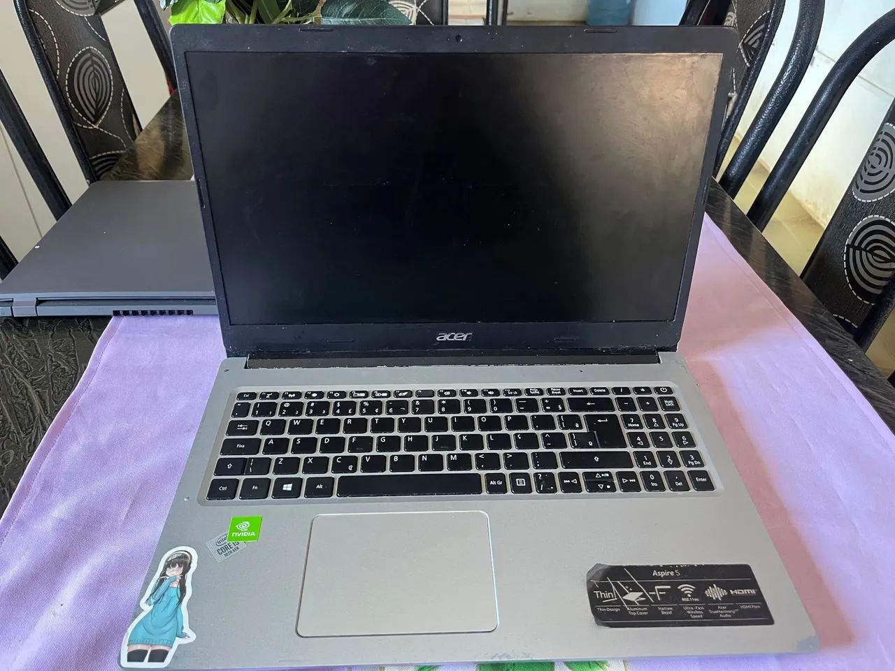 ? VENDO NOTEBOOK ACER ASPIRE 5 ? i5 + NVIDIA GEFORCE MX250