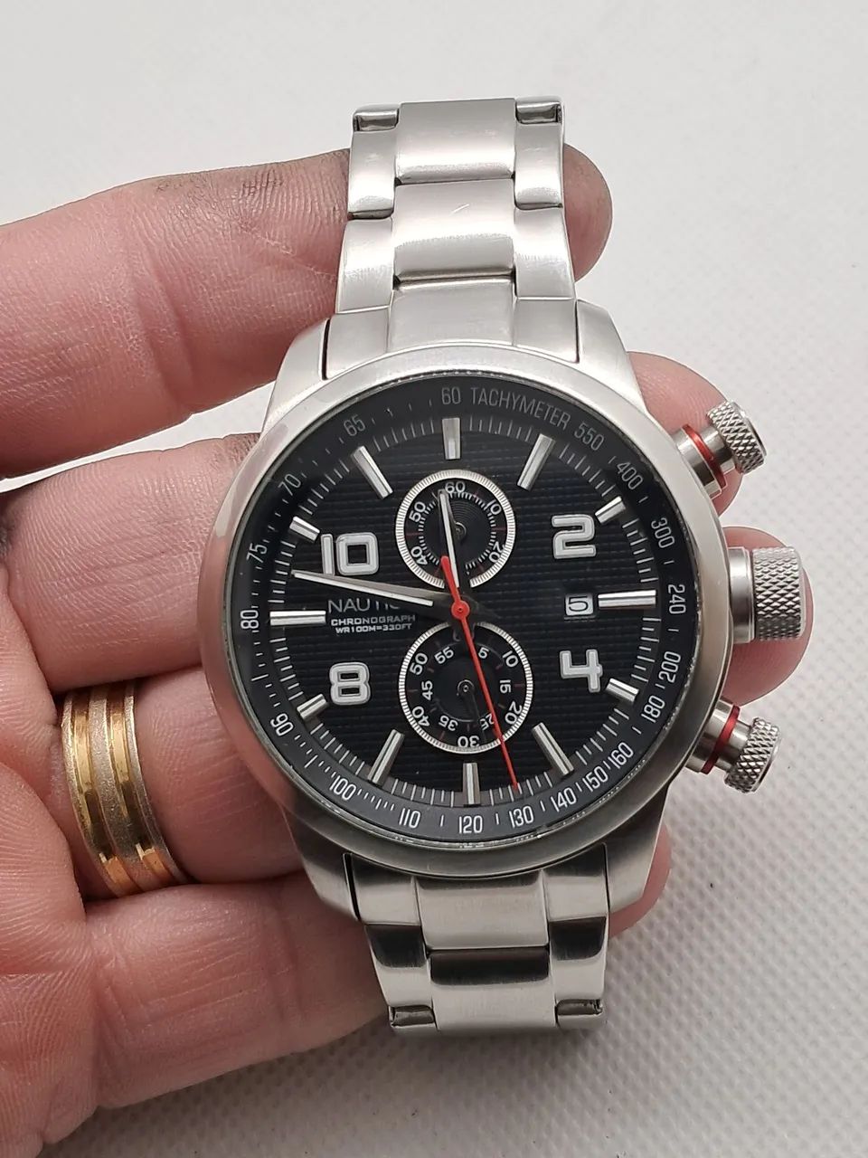 Relogio Nautica tricompasso quartz 