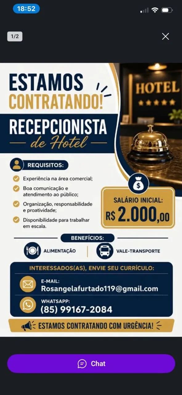 Recepcionista 