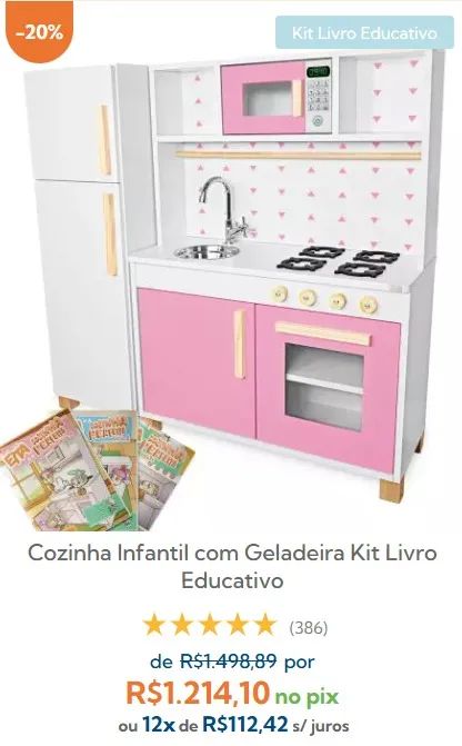 Cozinha e geladeira MDF - Foto 3