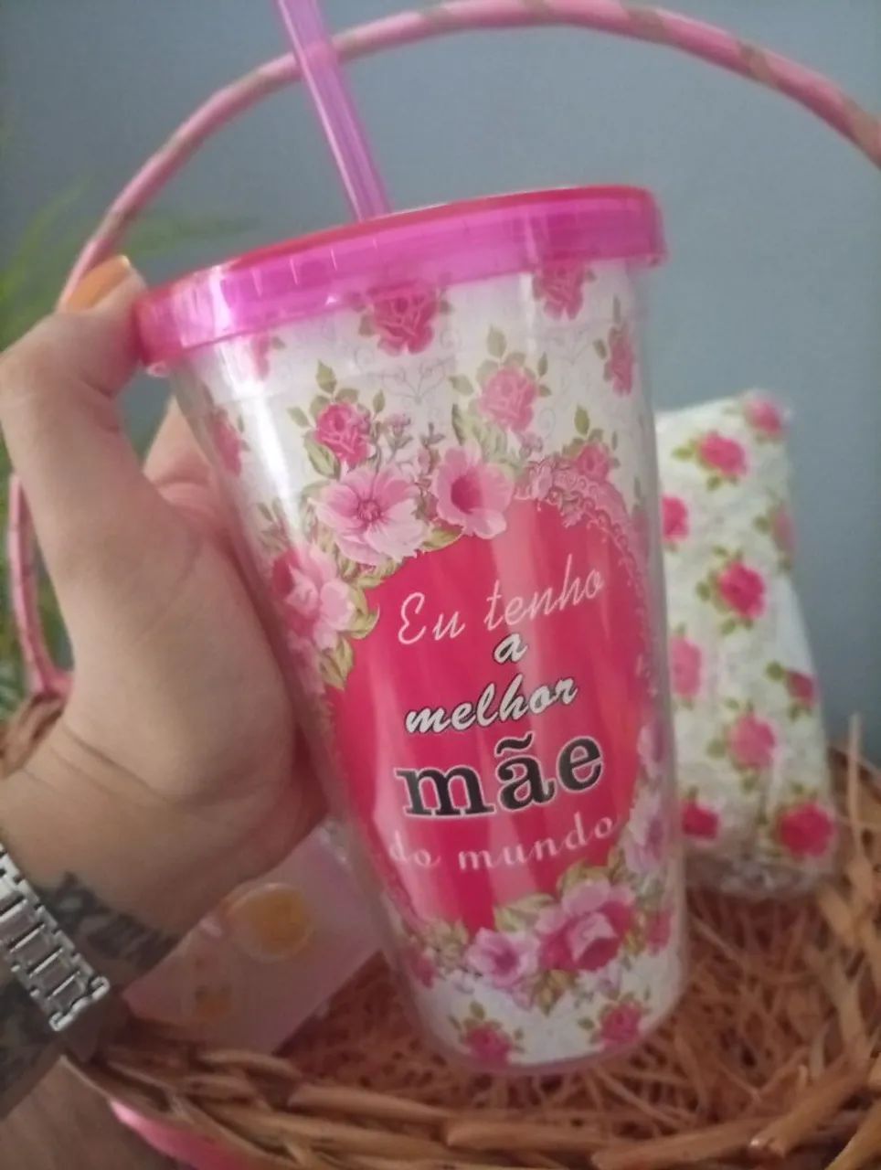 Cesta para presentear mãe  - Foto 3